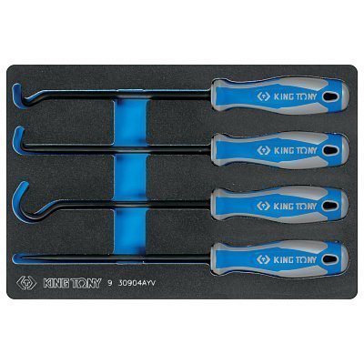 KING TONY Ложемент с инструментом 4 ед | 9-30904AYV