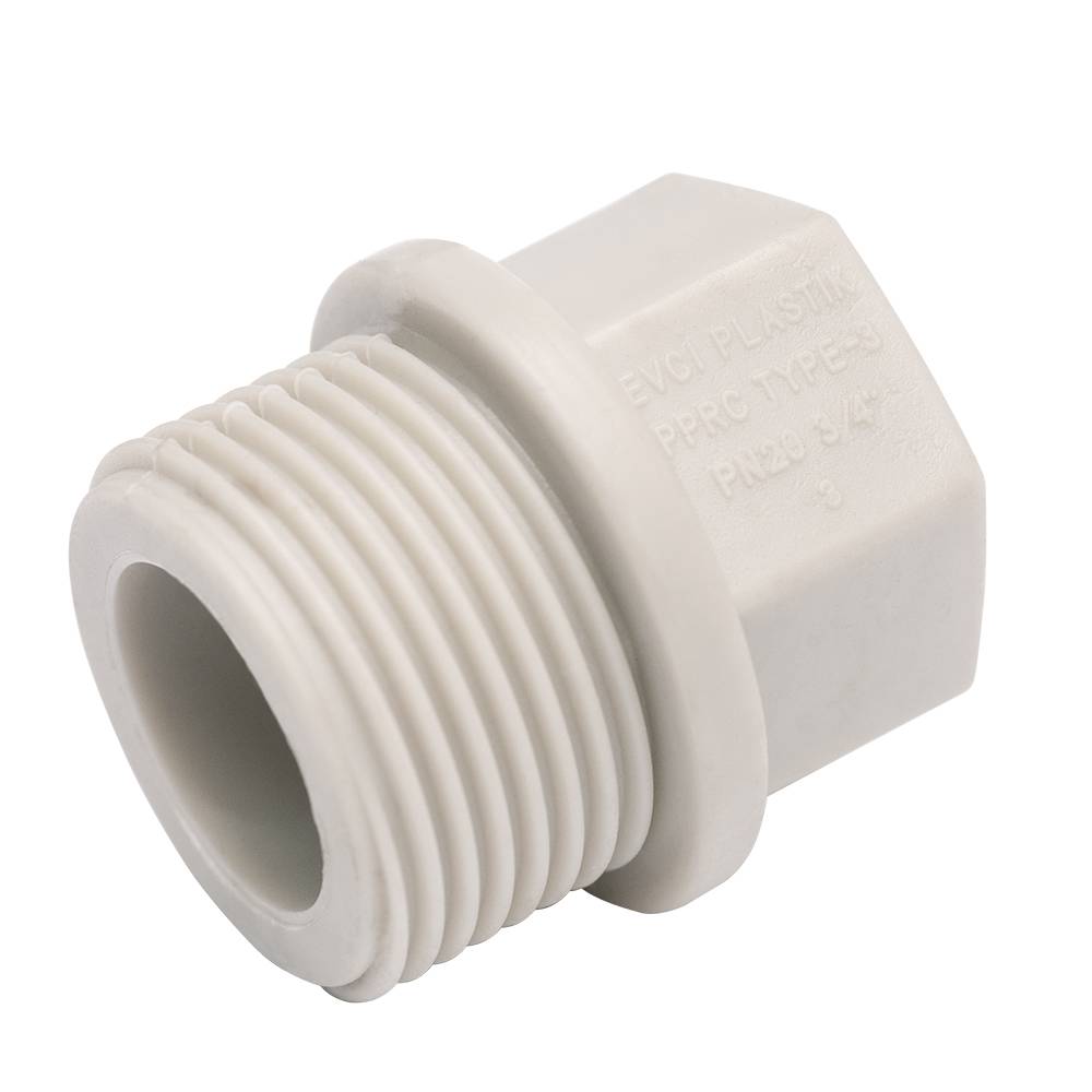 Заглушка пластикова з зовнішньою різьбою PP- R 1/2 Україна | 77-115