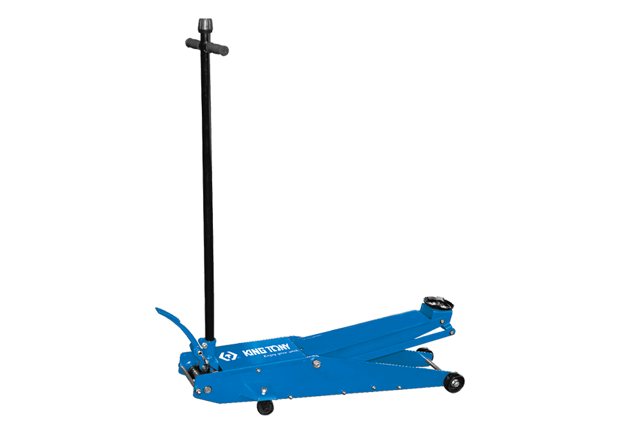 KING TONY Домкрат гидравлический подкатной длинный 10 тонн (Высота :130-600 MM) | 9TY131-10A-B
