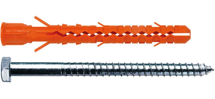 MUNGO MB -SS 10 * 300 Фасадный дюбель со стопорным шурупом с шестигранной головкой HEX