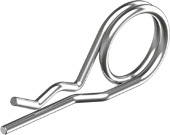 Нержавеющий шплинт A2 DIN 11024 пружинный, игольчатый M8378