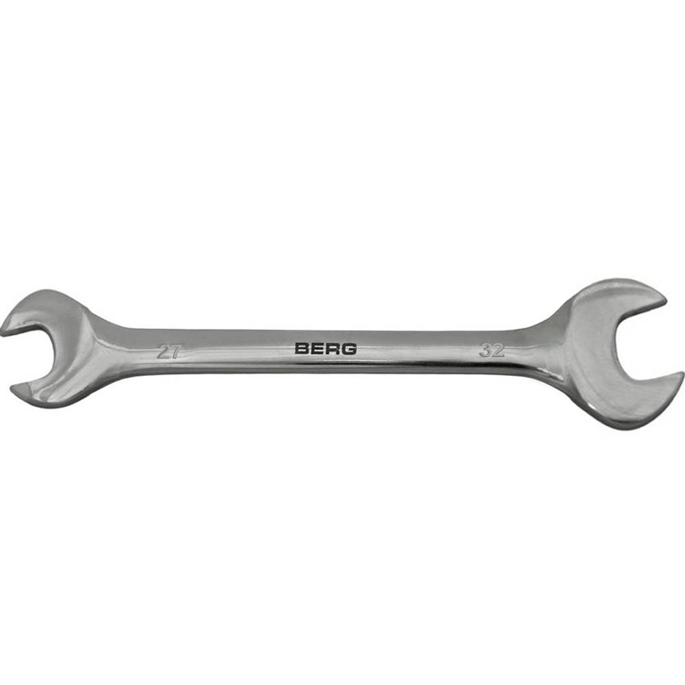 Ключ ріжковий двосторонній Cr-V 27х32мм Berg | 48-118