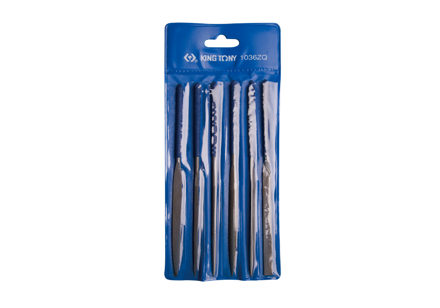 KING TONY Набор надфилей, 6 предметов | 1036ZQ
