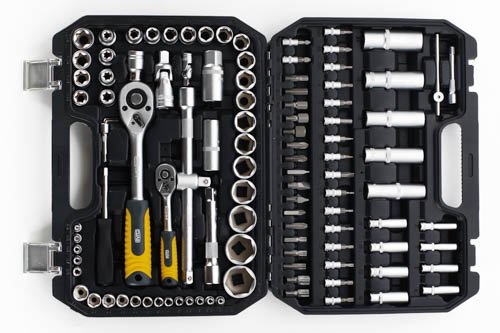 Набор насадок CrV 1/4, 1/2 (108шт) Мастер СИЛА