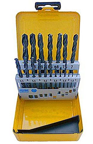 Heller Набор сверл по металлу PREFIX HSS-Super 1-10 мм, 19 шт; шаг 0,5 мм; мет. бокс