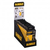 Касета зі свердлами по металу DeWALT, Black & Gold, d = 3, 4, 5, 6, 8, 10, 12 мм, 8 шт | DT70829