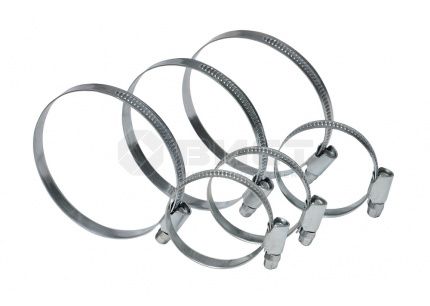 23-311 Хомут стяжной оцинк. сталь 80-100мм (10шт.)