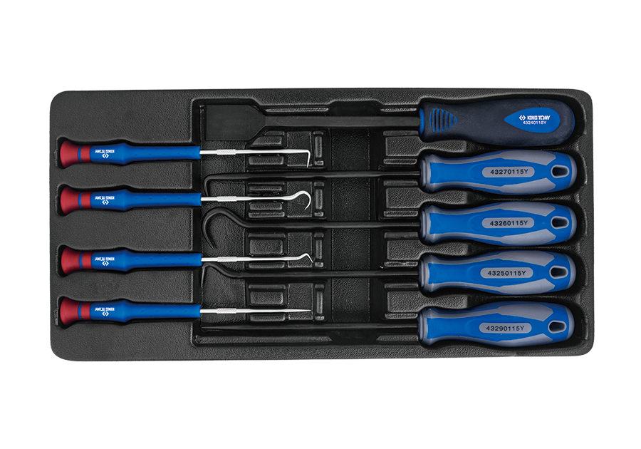 KING TONY Набор крюков 9 ед. в ложементе | 9-30909AY