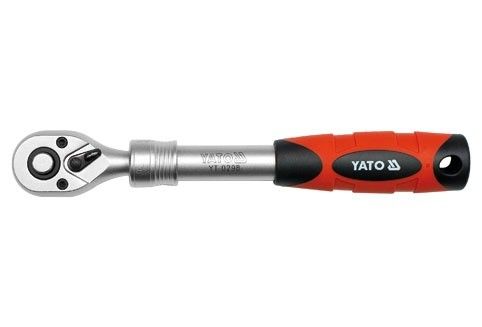 YATO Тріщатка YATO : квадрат 3/8", 72T, L= 215-315 мм, телескопічна ручка  | YT-0298