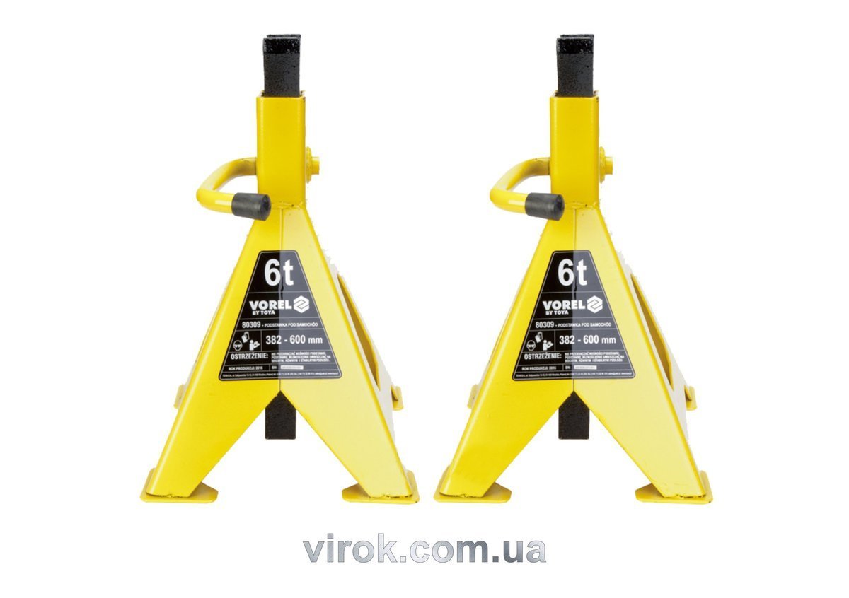VOREL Підставки під автомобіль 6 т, 2 шт.  | 80309