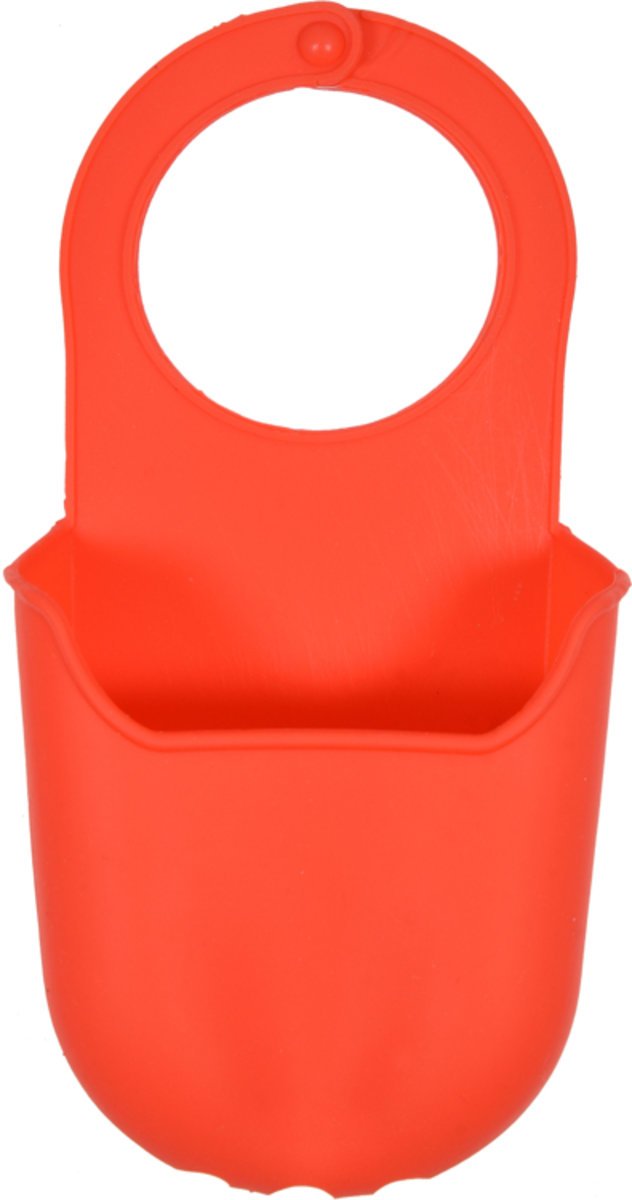 FALA Органайзер силіконовий, червоний, підвісний для губки, 200х 100 мм  | 74787