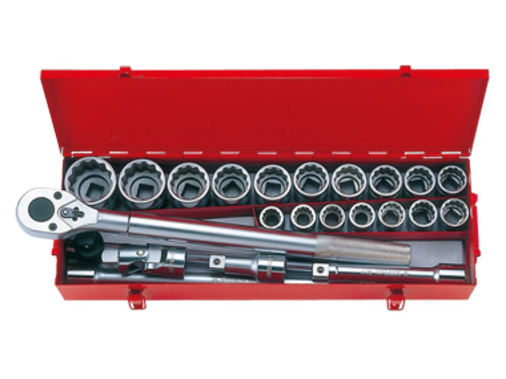 KING TONY Набор головок 3/4" 23пр.12-ти гранные 21-50мм | 6023MR