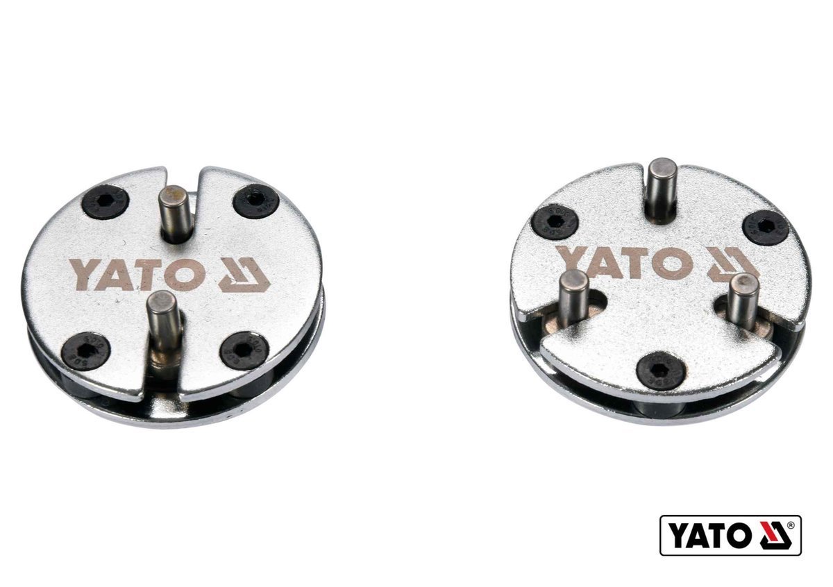 YATO Адаптери з 2 і 3 штирями для втискання гальмівних поршнів YATO : кпл., 2 шт  | YT-06809