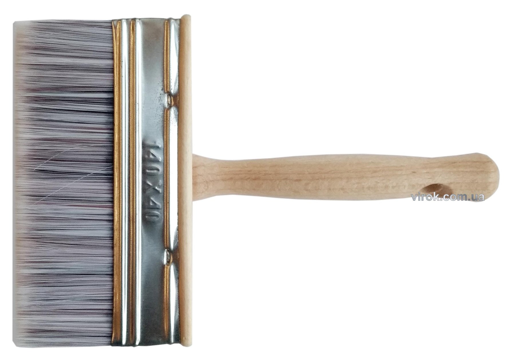 VIROK Пензель-макловиця малярний воскований SUPER PROFI. b= 140 мм, h= 40 мм три види щетини | 19V70