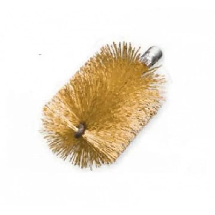 LESSMANN brush ruff for cleaning of pipes d40kh100kh160mm, 1/2 brass wire, a single spiral (506740)