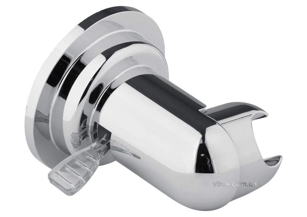 FALA Тримач душових розприскувачів з присмоктувачем обертовий пластиковий ABS, покритий хромом  | 75