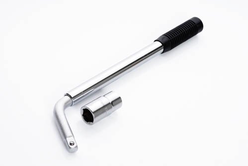 Ключ колесный Г-образный телескопический 17x19, 340x500мм СИЛА