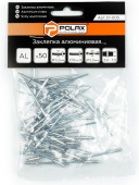Алюминиевые заклепки 4 х  6 мм (50 шт.) "POLAX"