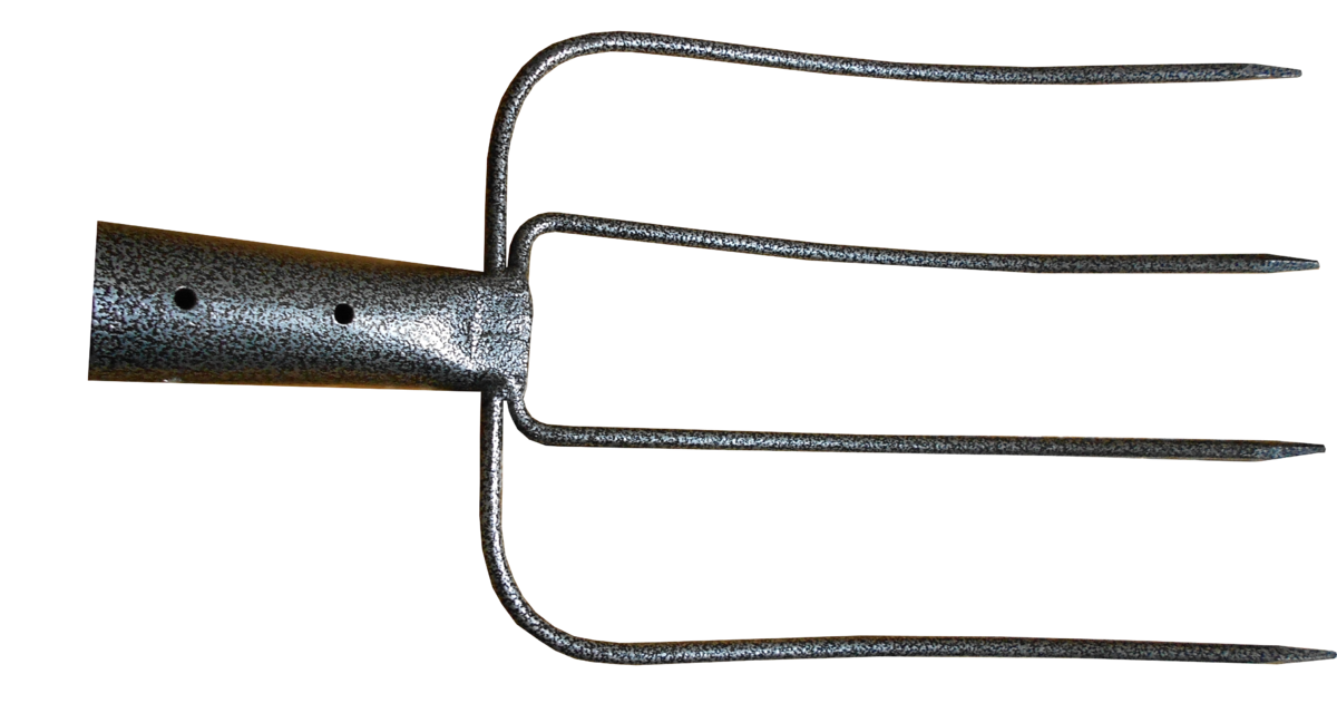 VIROK Вила ,молоткове пофарбування , 4 зубці без держака | 12V150