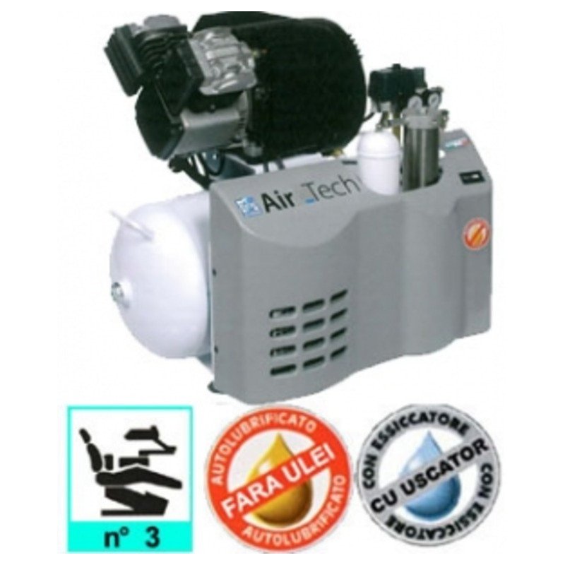 FIAC Компрессор безмаслянный медицинский AIR-TECH 50/254 EM (на 3 установки) | 1121670009