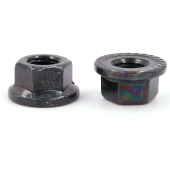 Гайка DIN 6923 M6 10 цинк платковий зубчастий