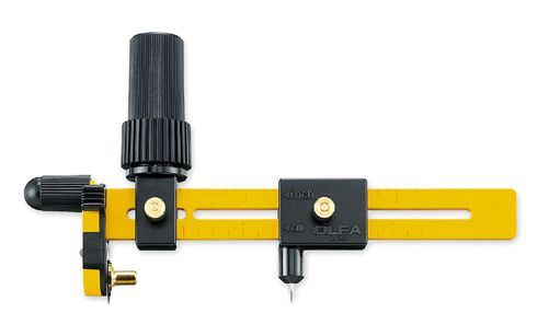 Нож OLFA CMP-3 циркульный трещоточный с круглым лезвием 18х0,3мм, диаметр реза 40-220мм