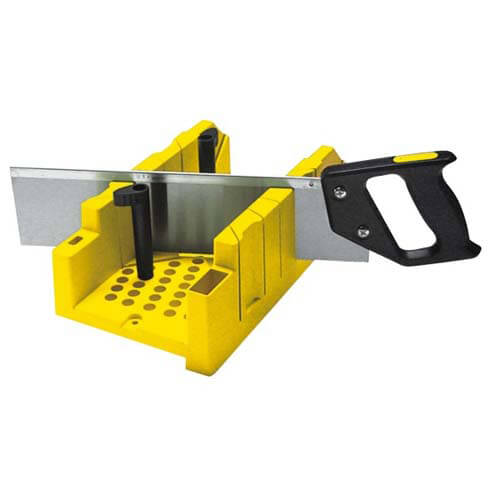 STANLEY 1-20-600 Стусло из полистирола с ножовкой и фиксаторами, длина 220 мм, ширина 80 мм, высота 