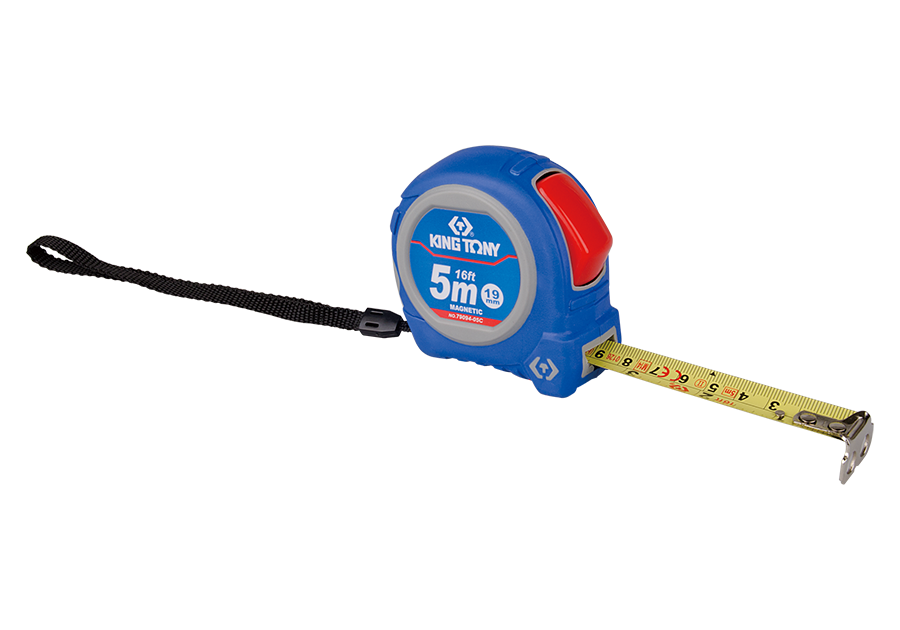 KING TONY Рулетка 2м с магнитным крючком | 79094-02M