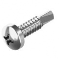 Саморез со сверлом нержавеющий с полукруглой головкой DIN 7504-N