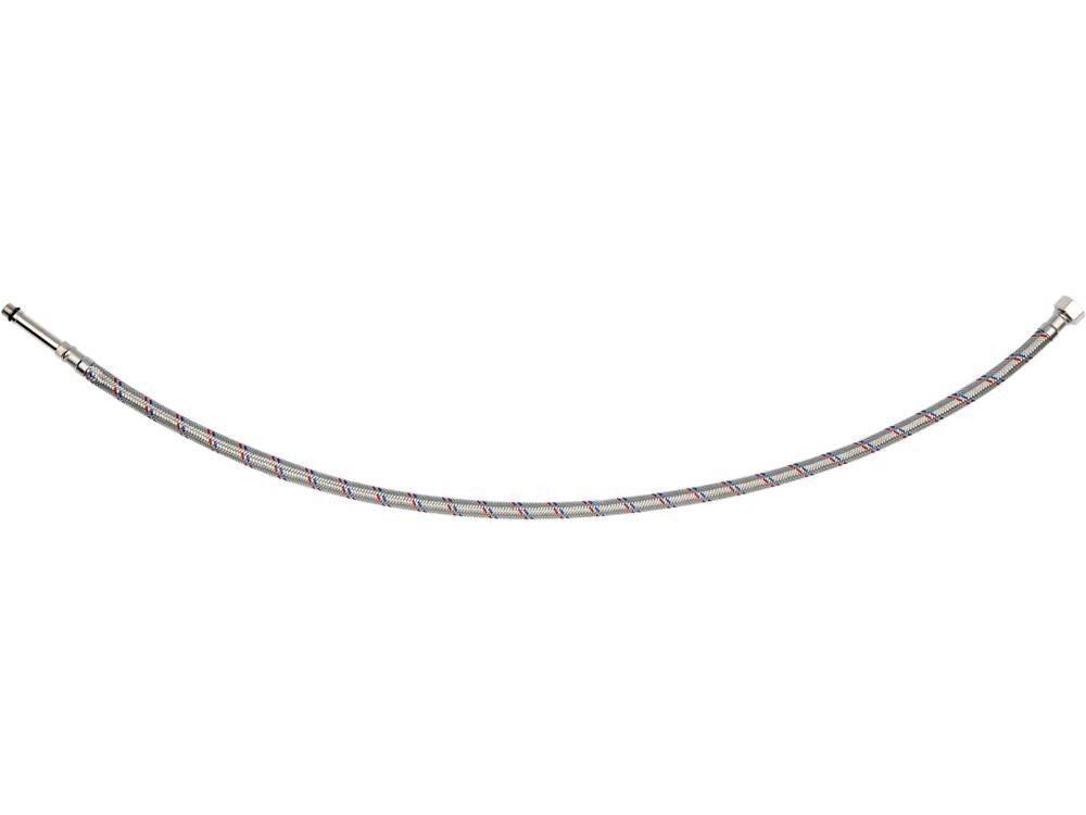 Шланг водопровідний з опліткою з нерж сталі FALA l= 800мм Ø= 8/12, з'єдн F-3/8" х M-M10x1- 50мм 1МПа