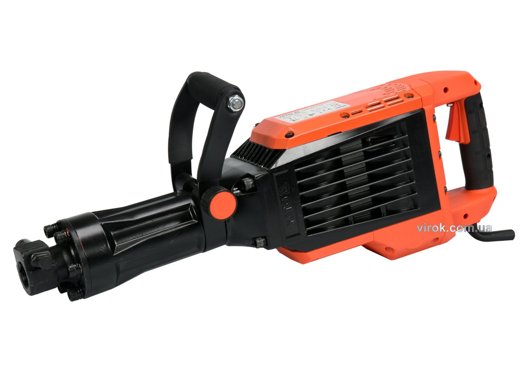 YATO Молот відбійний мережевий YATO : 230V, 1600 Вт, F= 65 Дж з оливним охолодженням; + 2 піки  | YT