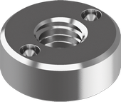 Гайка нержавеющая круглая с двумя отверстиями DIN 547