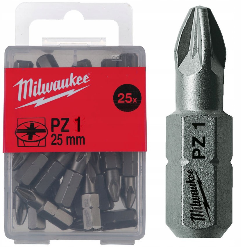 MILWAUKEE Біта , PZ1, 25мм, (25шт) | 4932399589