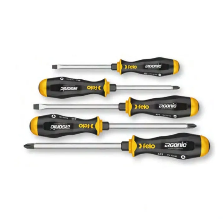 Набор отверток силовых ударных FELO - ERGONIC (5 шт) (45095148)