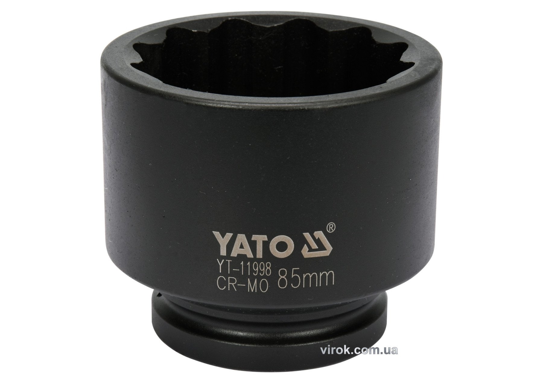 YATO Головка торцева ударна 12-гранна YATO : квадрат 1", М= 85 мм, L= 102 мм  | YT-11998