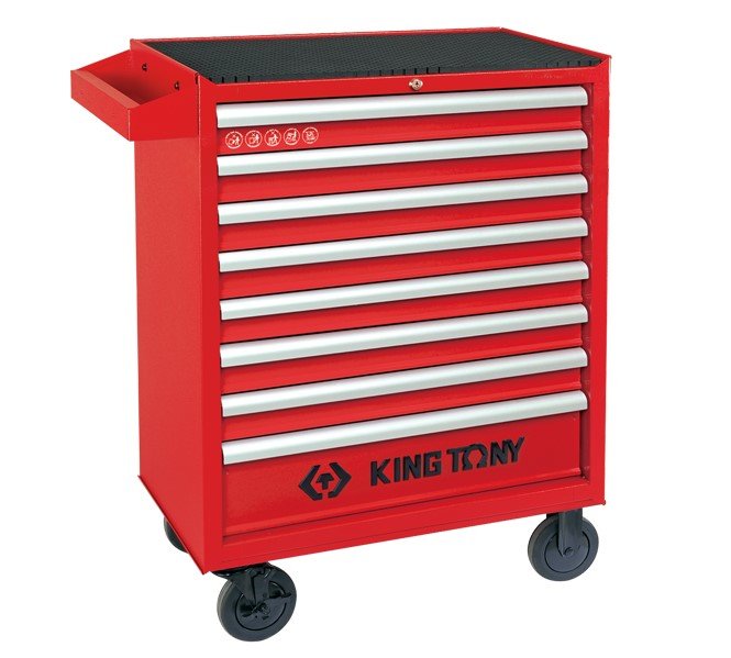 KING TONY Тумба для инструмента 8 полок | 87437-8B