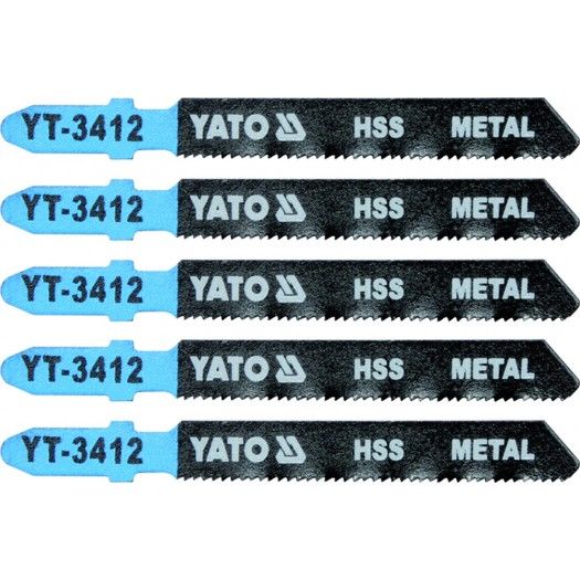 YATO Полотна для электроло.(металл) 21TPI 5пр YT-3412