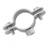 Хомут нержавеющий без виброгасителя с гайкой М 8 - 1"-AISI304 (30-37 мм) /// Inoxmare