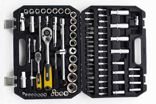 Набор насадок CrV 1/4, 1/2 (94шт) Мастер СИЛА