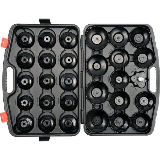 YATO Торцеві ключі для монтажу оливних фільтрів YATO до квадр 3/8" Набір. , h=10 мм, 30 шт.  | YT-05