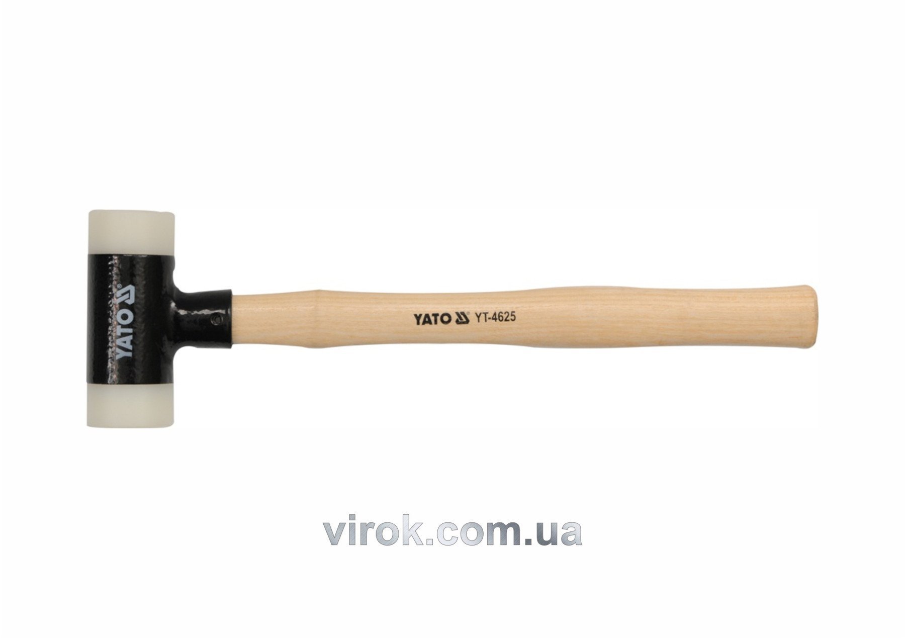 YATO Молоток безінерційний YATO з дерев. ручкою, Ø= 45 мм, m= 490 г, l= 348 мм  | YT-4626