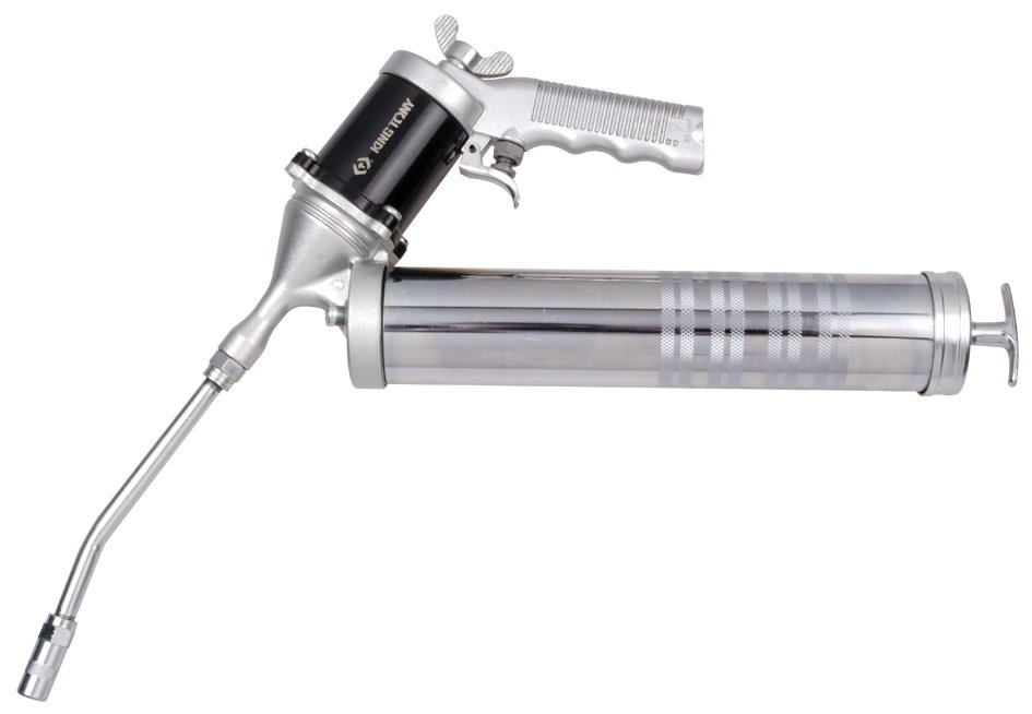 KING TONY Пневматический нагнетатель консистентных смазок 400c.c.(14oz) 10"*1 metric | 9BV1420