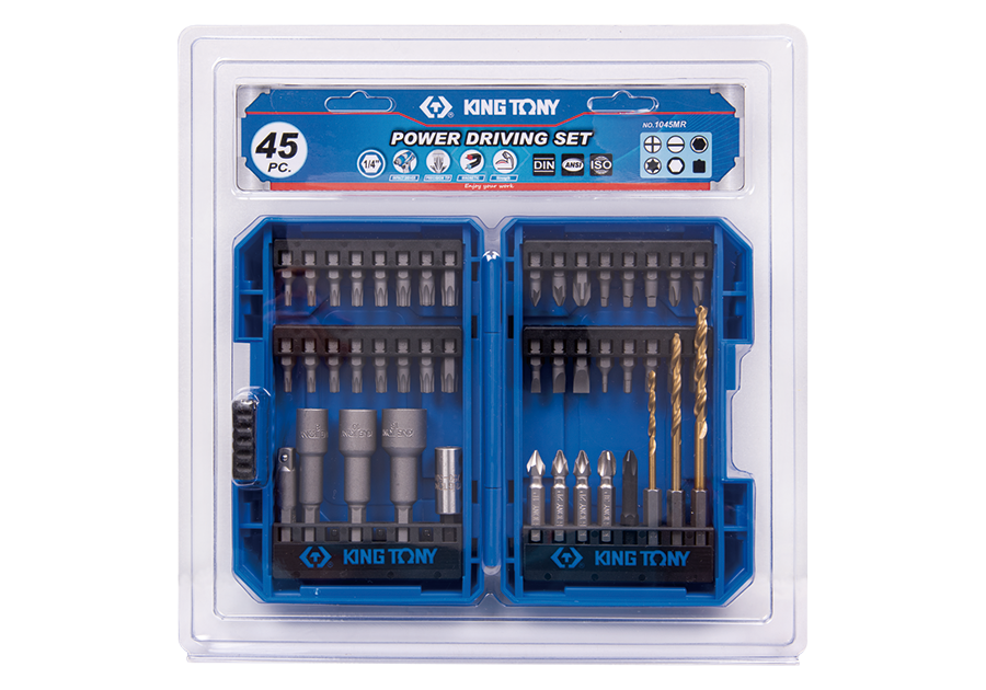 KING TONY Набор вставок бит 1/4 дюйма 45 предметов | 1045MR