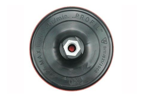 VOREL Круг-насадка шліфувальна з липучкою : Ø-125мм з гайкою М14  | 08500