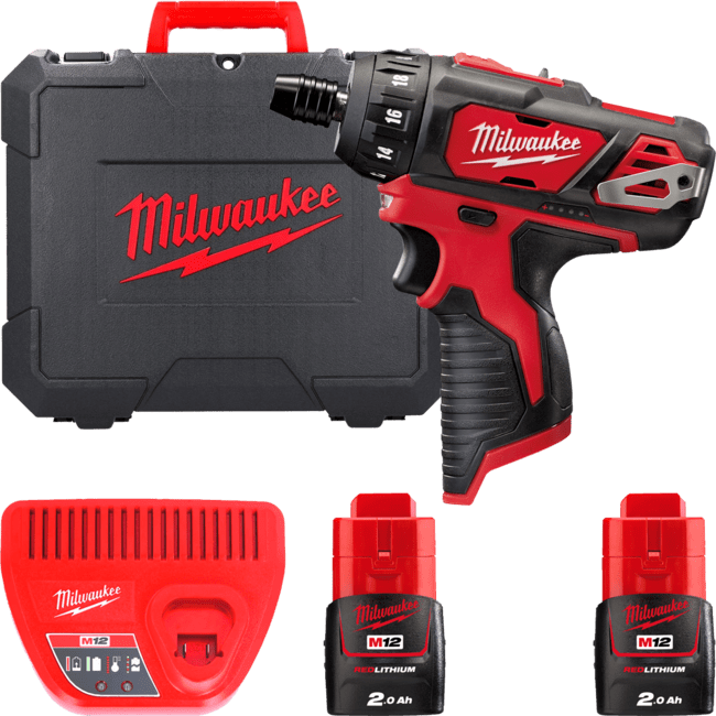 MILWAUKEE Дриль-шурупокрут акумуляторний , M12 BD-202C, 30Нм  | 4933441900