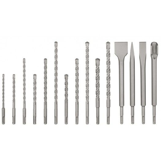 VOREL Наб.буров и зубил SDS 6-14мм 23587