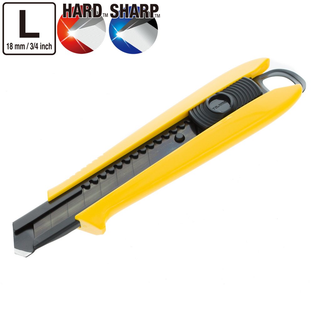 TAJIMA Нож сегментный 18мм Driver Cutter DC500YB, автоматический фиксатор