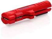 KNIPEX Инструмент для снятия оболочки с плоского и круглого кабеля 16 64 125 SB | 16 64 125 SB