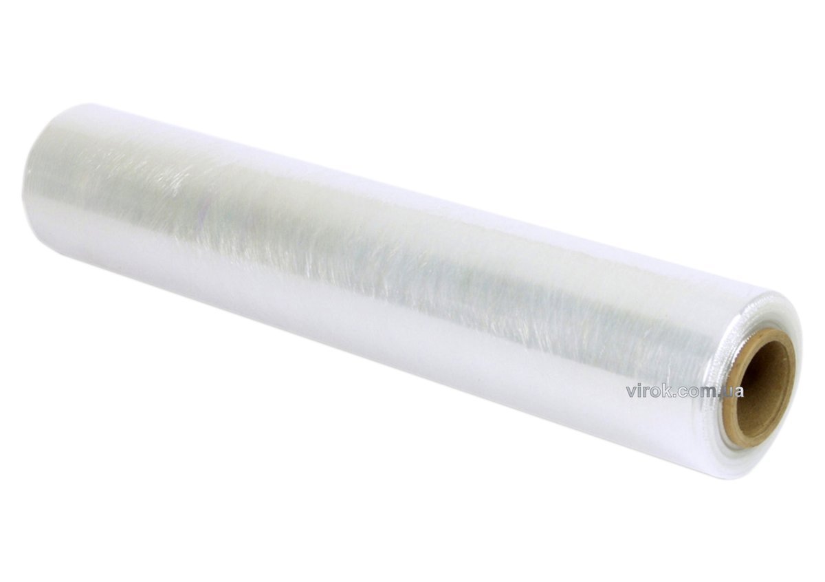 VIROK Стрейч-плівка біла 500 мм х 230 м, t= 20 мкм | 23V225