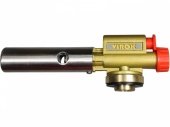 VIROK Пальник газовий з різьбовим (7/16) з'єднанням, Piezo, ceramic, 360°  | 44V168